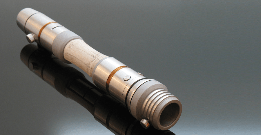 Krayt Bone and Media Jedi Saber